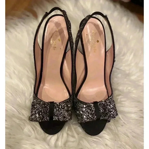 Kate Spade New York
Charm Glitter Slingback Pumps - Picture 2 of 6